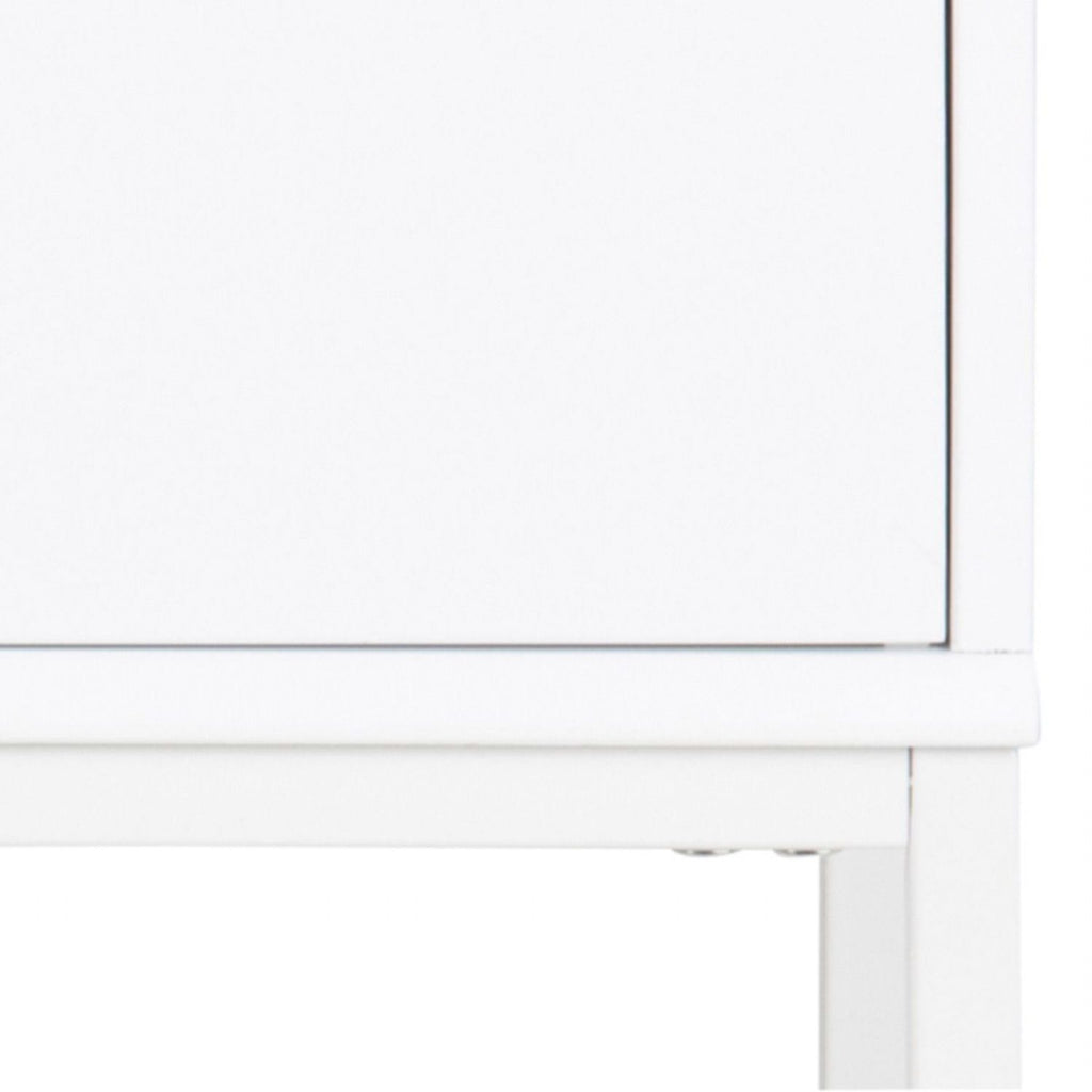 Mitra 1 Drawer Bedside Table in White