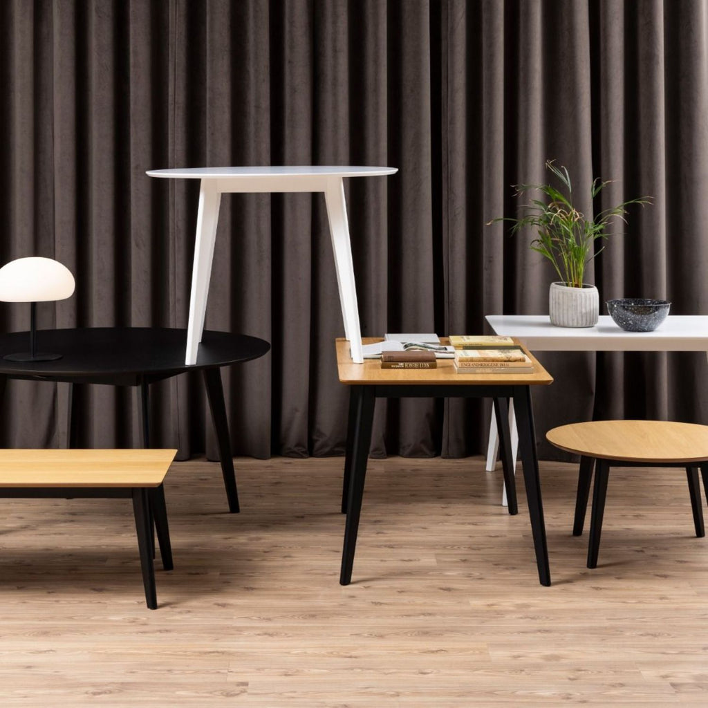 Roxby Dining Table in Oak And Black