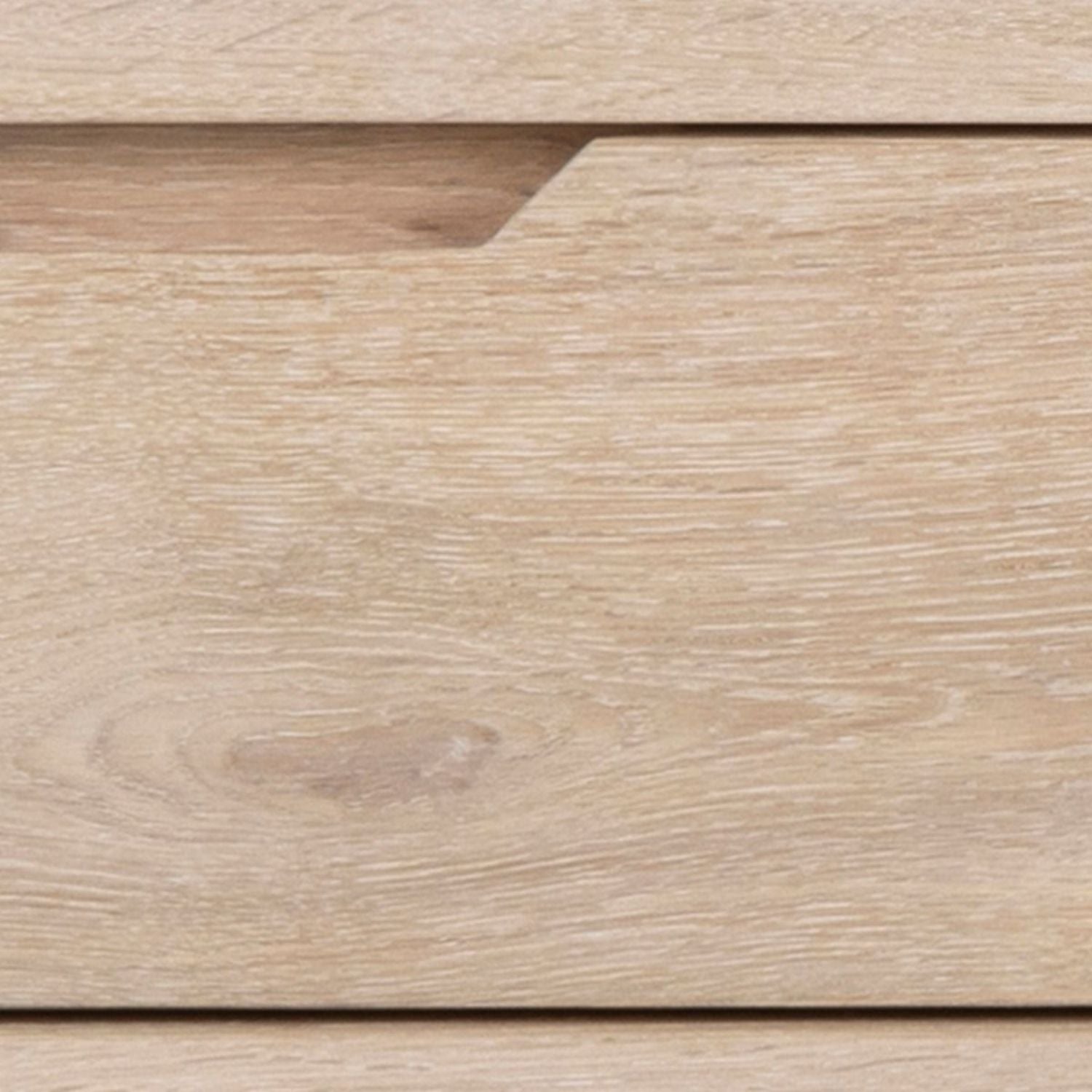 ALine TV Unit with 2 Drawers in White Oak
