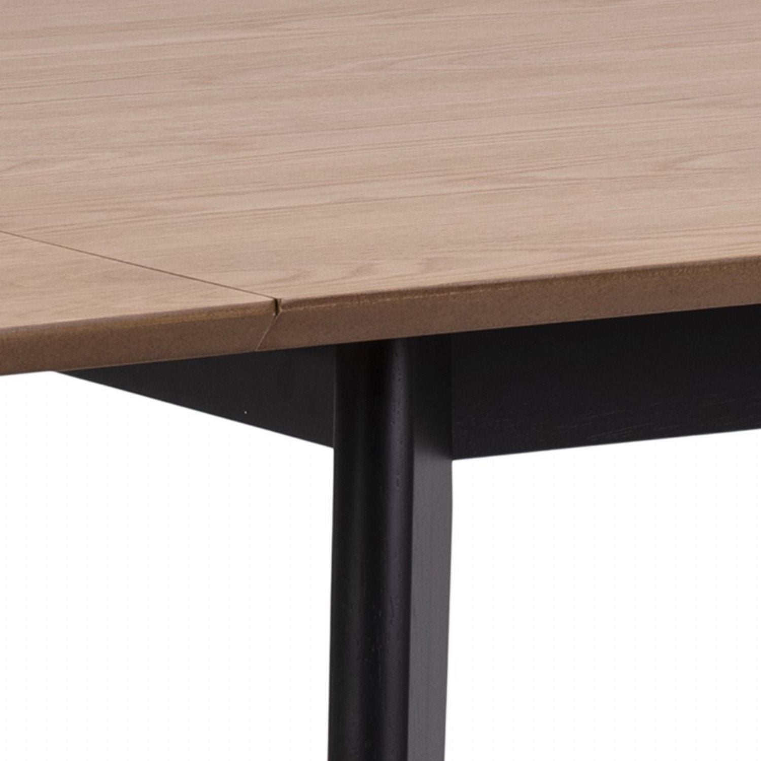 Roxby Extending Dining Table 80120cm in Oak And Black