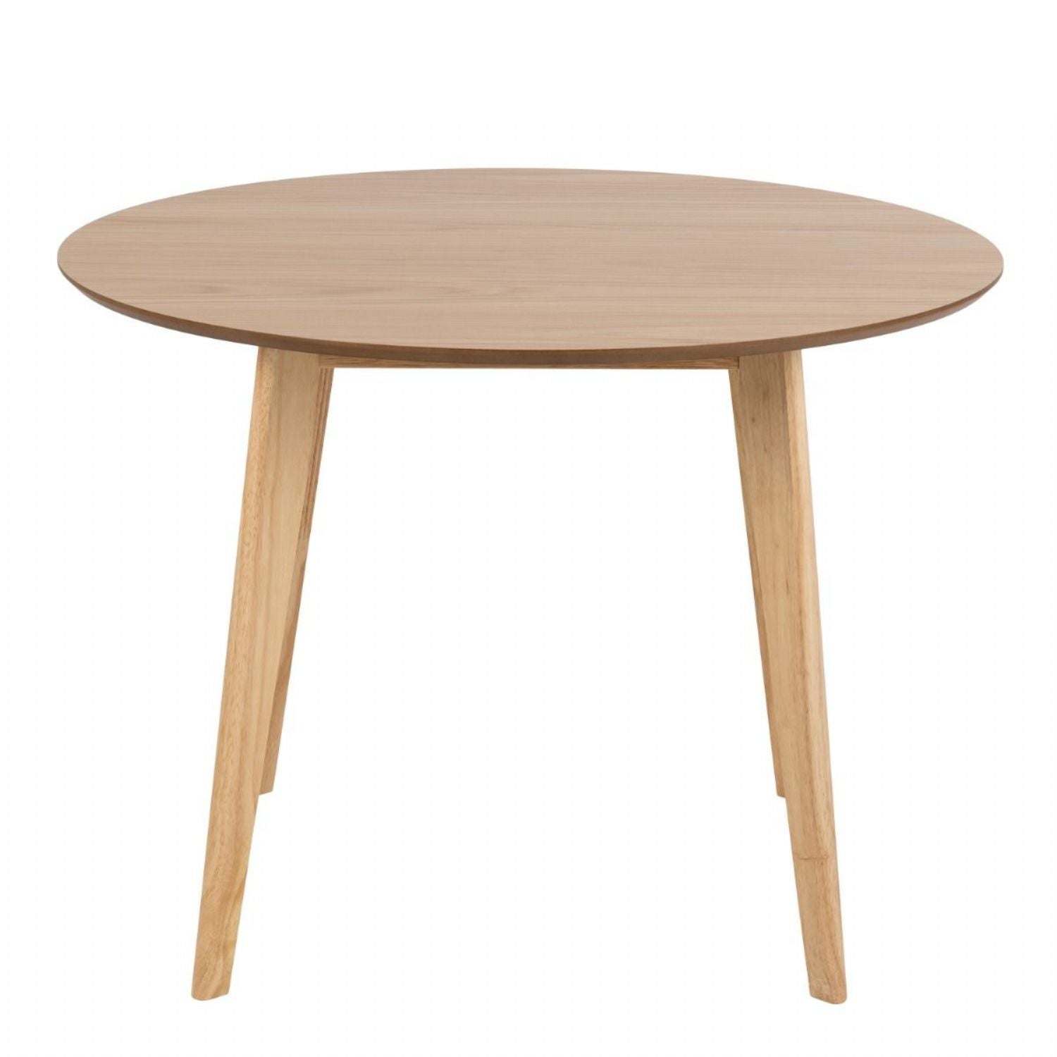 Roxby Round Dining Table in Oak 105x76cm includes 4 Roxby Dining Chairs in Oak