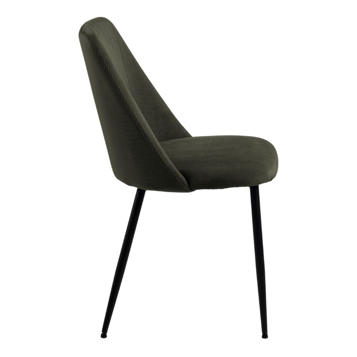 Ines Dining Chair in Olive Green Set of 4