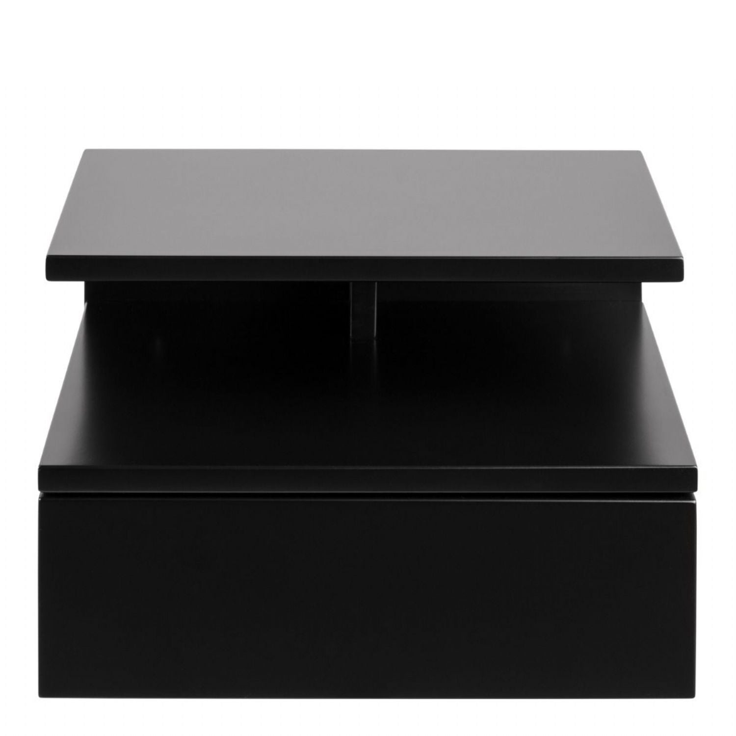 Ashlan Bedside Table with 1 Drawer in Black