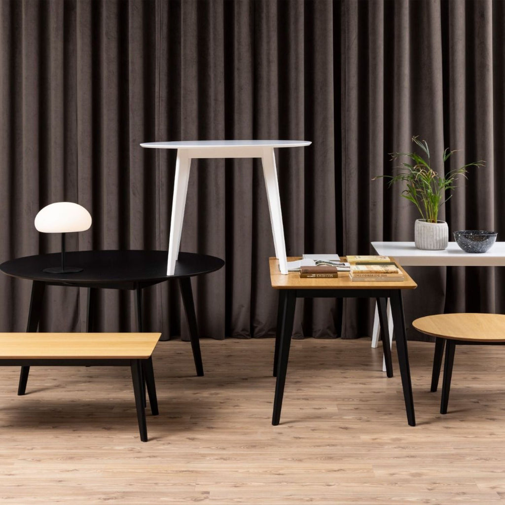 Roxby Round Dining Table in White