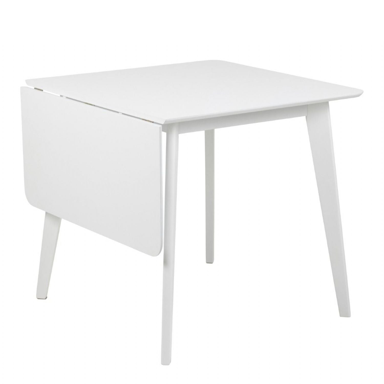 Roxby Square Dining Table in White includes 4 Roxby Dining Chair in White