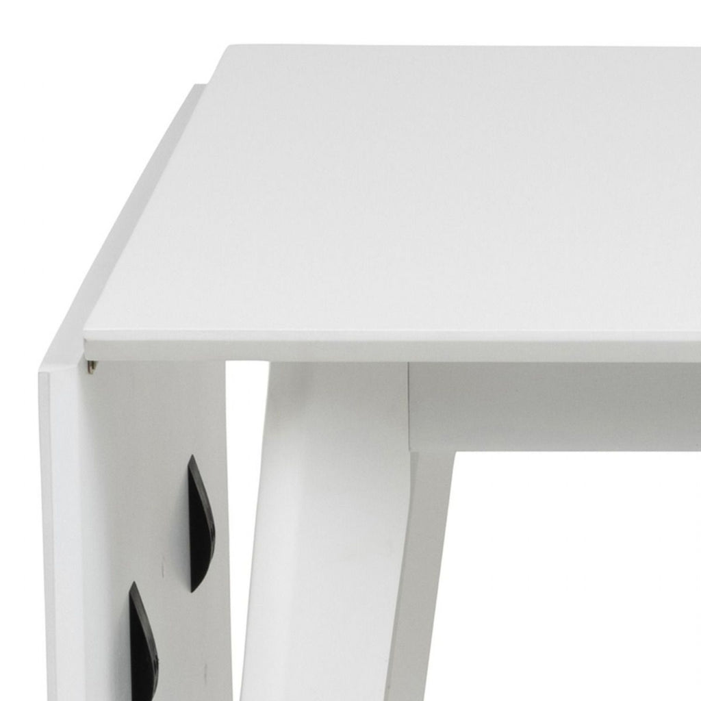 Roxby Square Dining Table in White includes 4 Roxby Dining Chair in White
