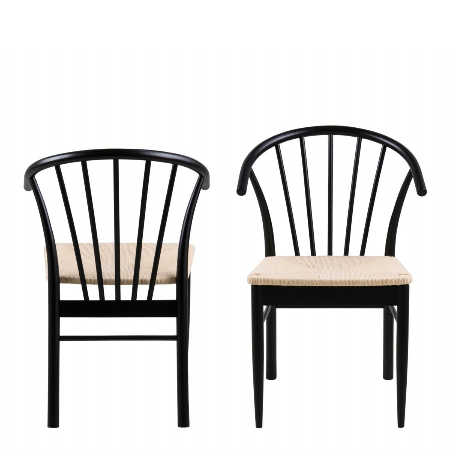 Montreux Round Extending Dining Table in Black 115154 cm includes 4 Cassandra Dining Chair includes Armrest in Black