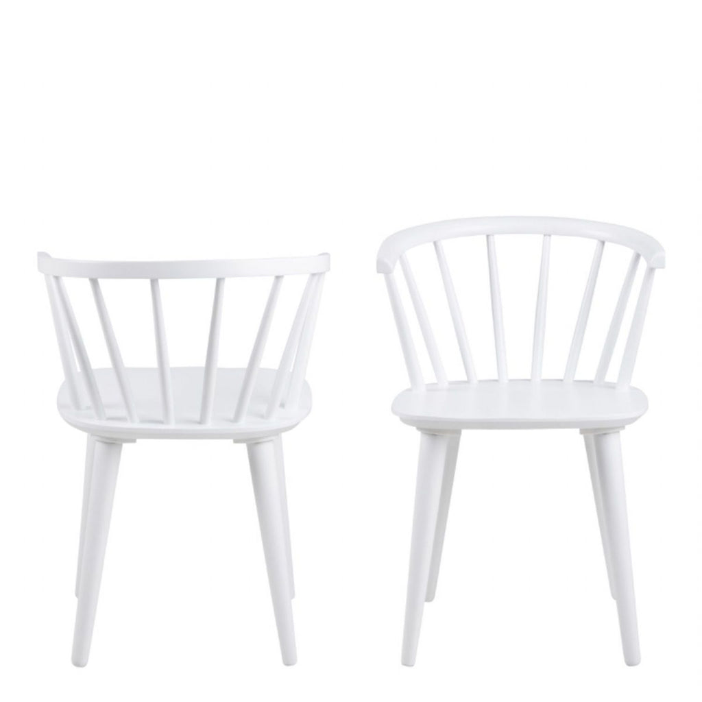 Ida Dining Chair in White Set of 2