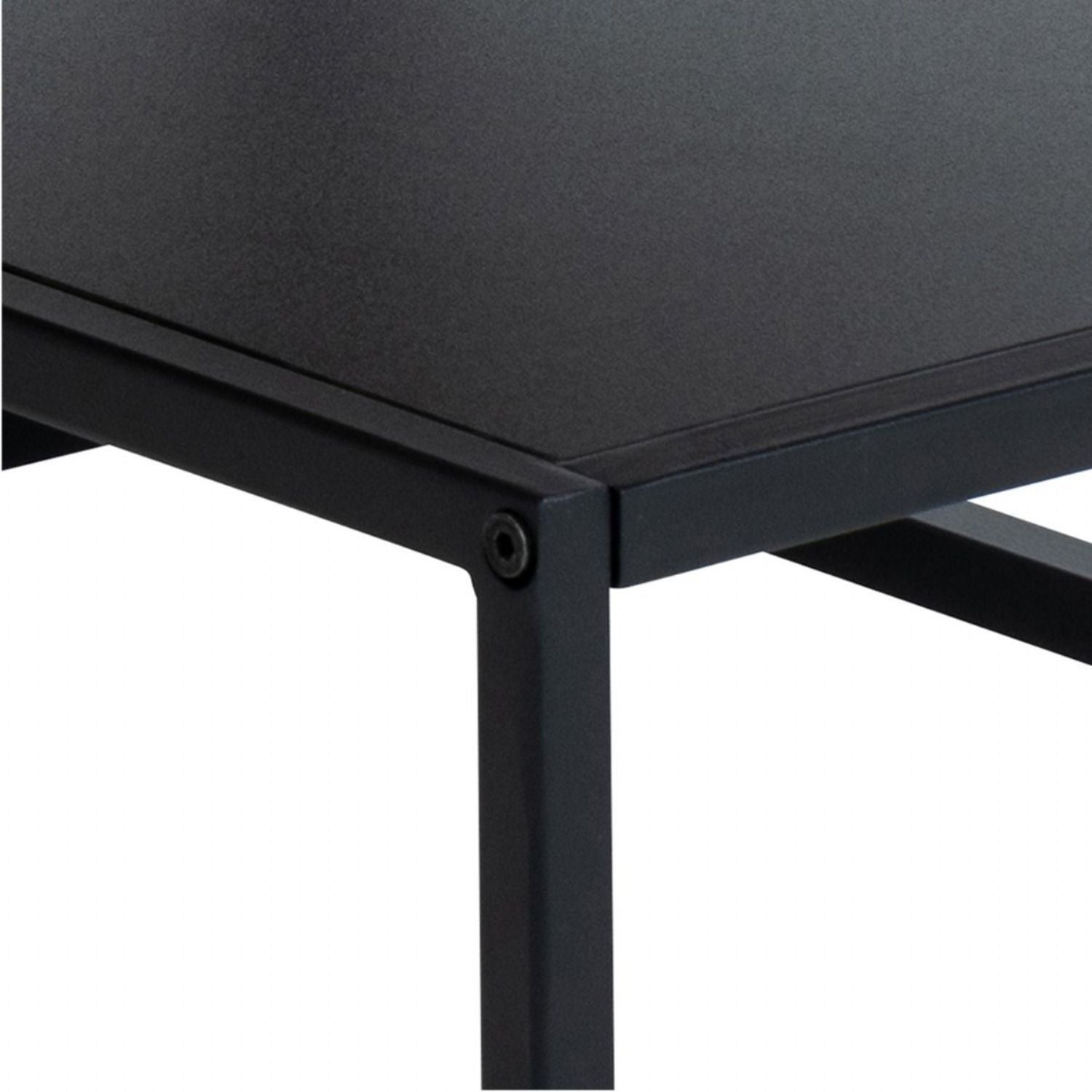 Gila Coffee Table with Open Shelf in Oak & Black