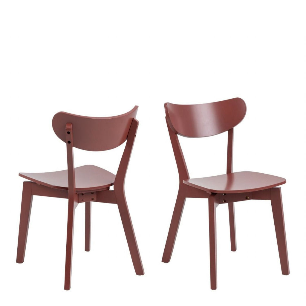 Roxby Dining Chair in Terracotta (Set of 2)