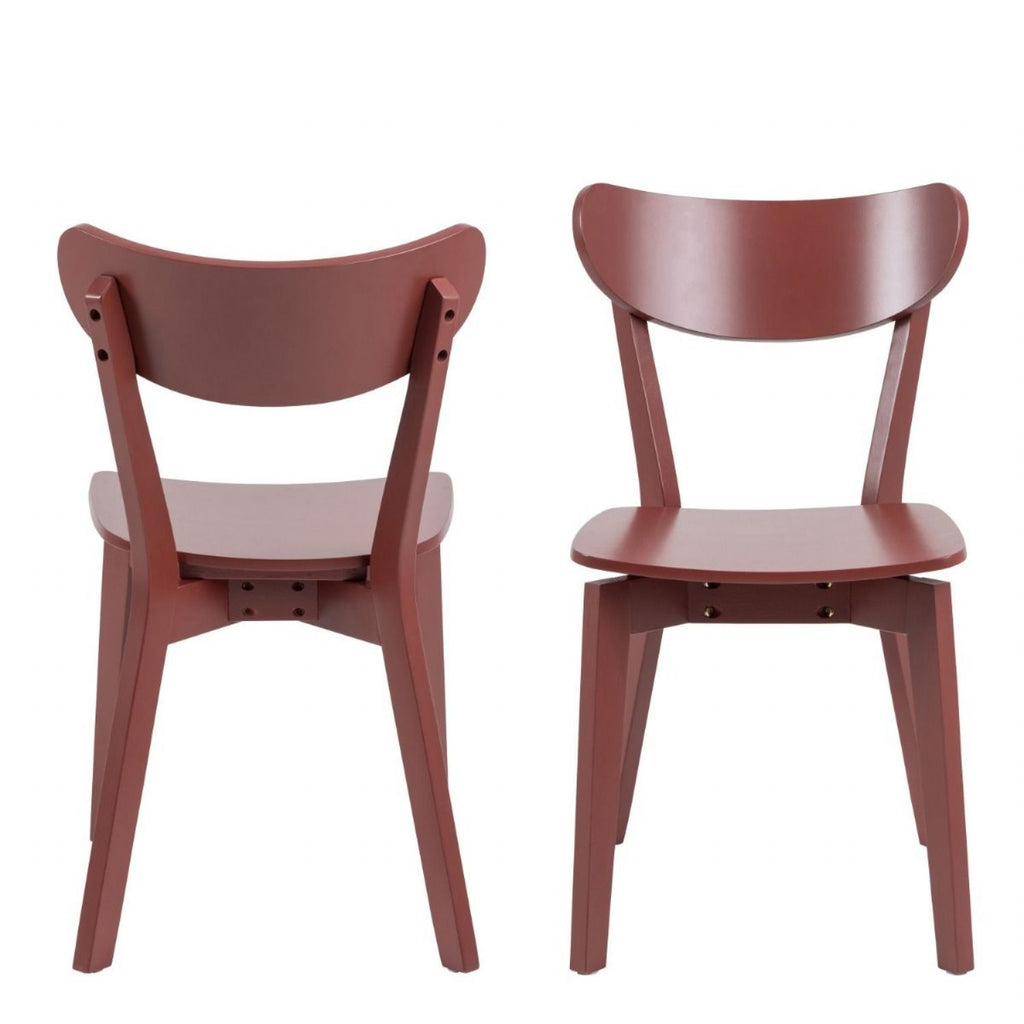 Roxby Dining Chair in Terracotta (Set of 2)