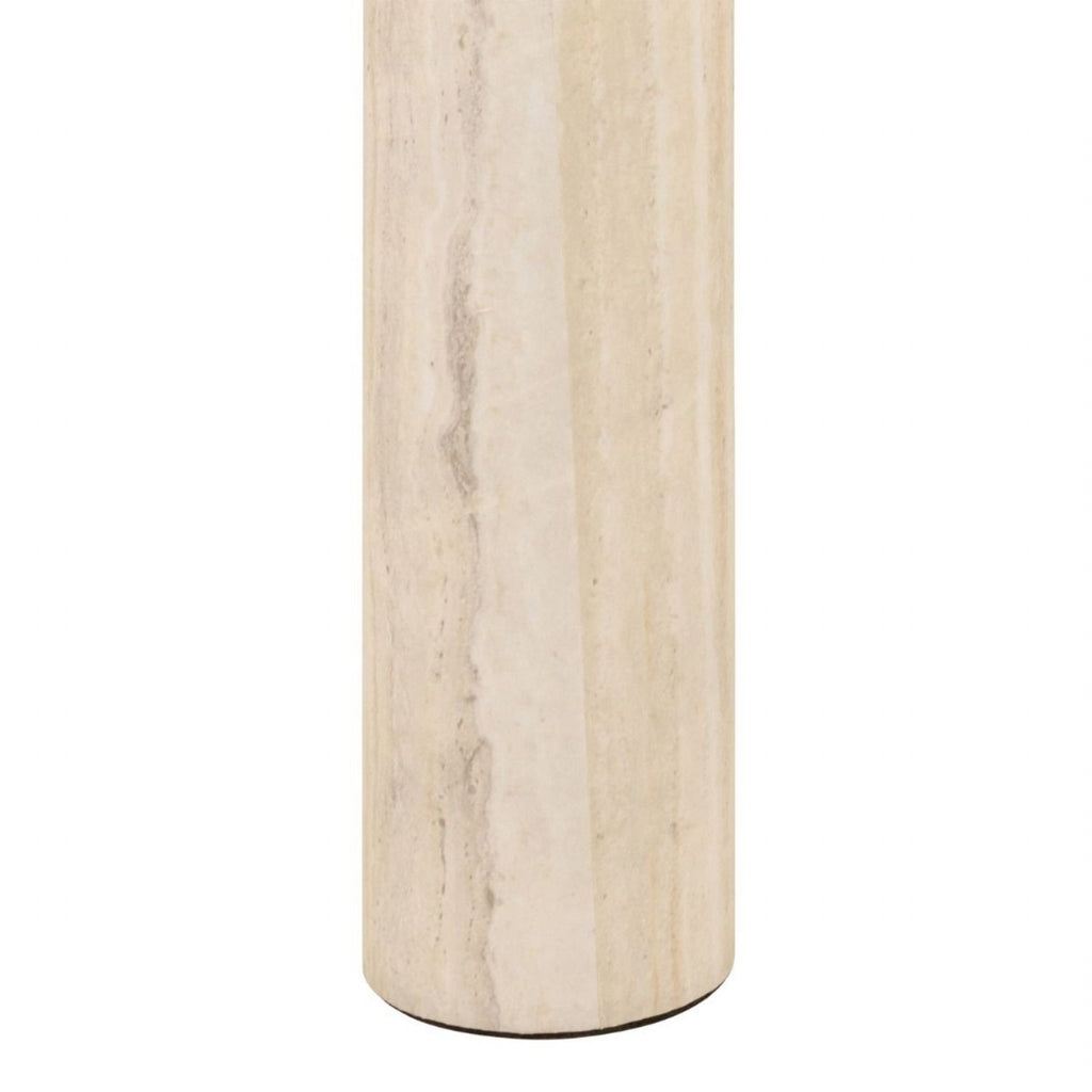 Solano Rectangular Coffee Table in Light Travertine 100x75cm