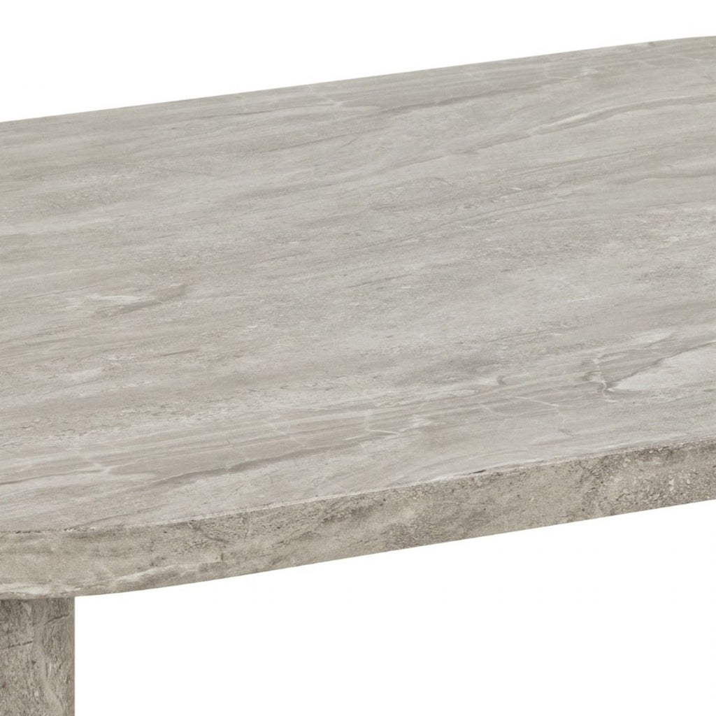 Solano Rectangular Coffee Table in grey 100x75cm