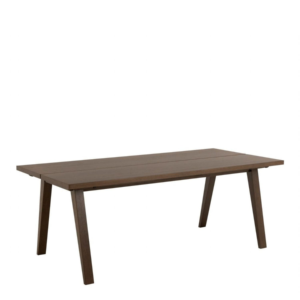 ALine Extendable Dining Table in Smoked Oak 200 286 x 74.6 x 95cm