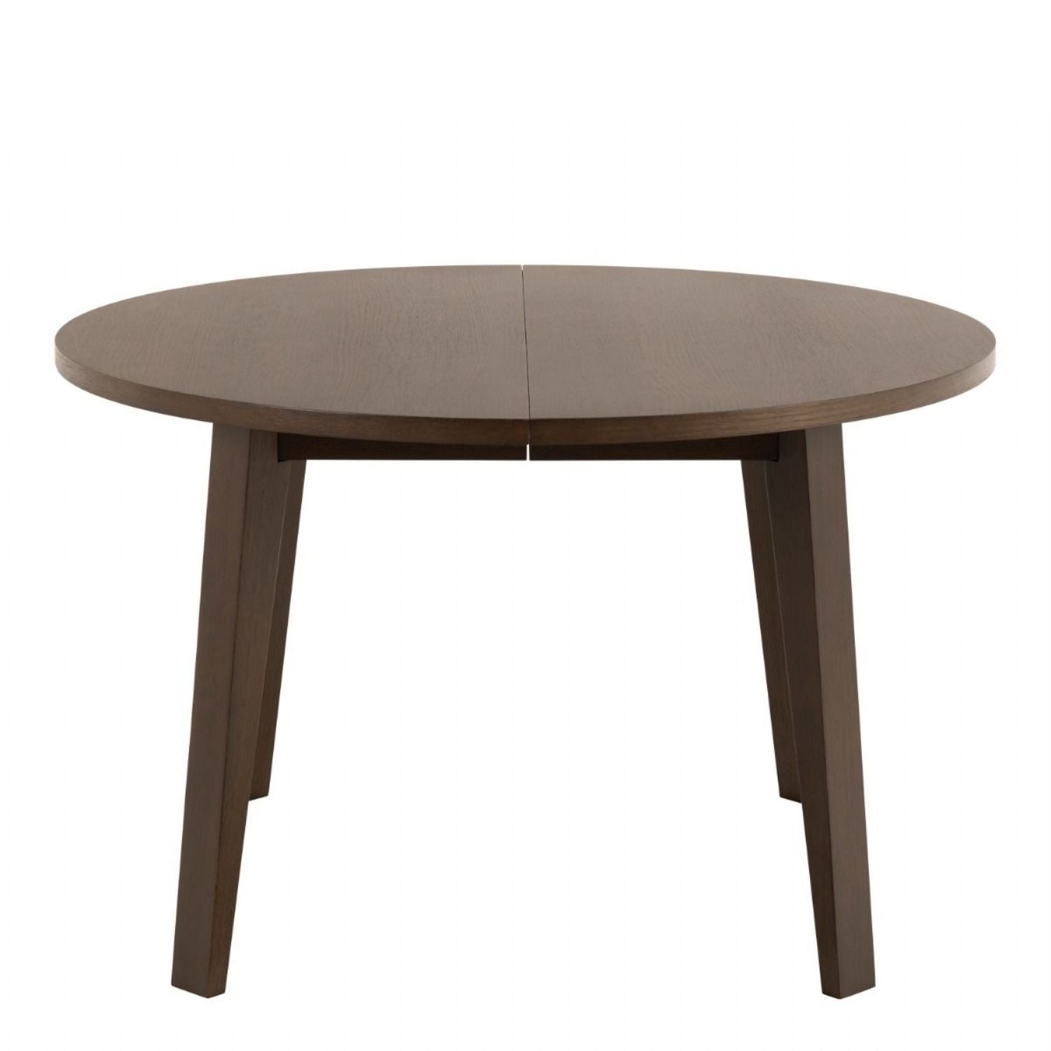 ALine Round Extendable Dining Table in Smoked Oak 120 220 x 120 x 75cm