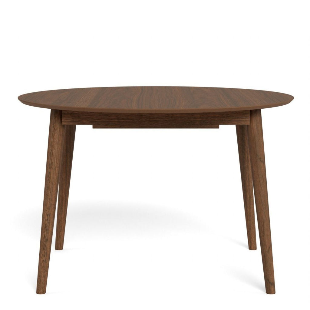 Montreux Round Extending Dining Table in Walnut 115 to 154cm