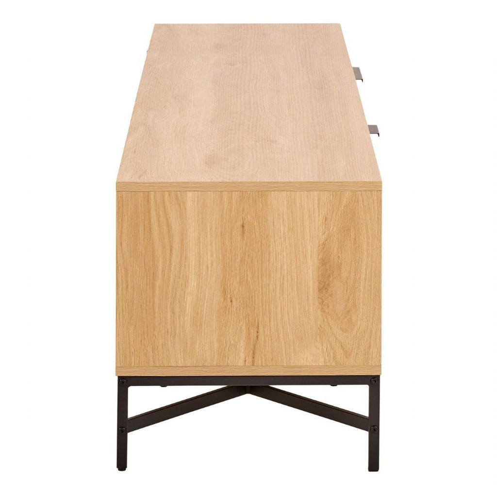 Jaipur TV Unit With 3 Doors 176cm Wide in Oak