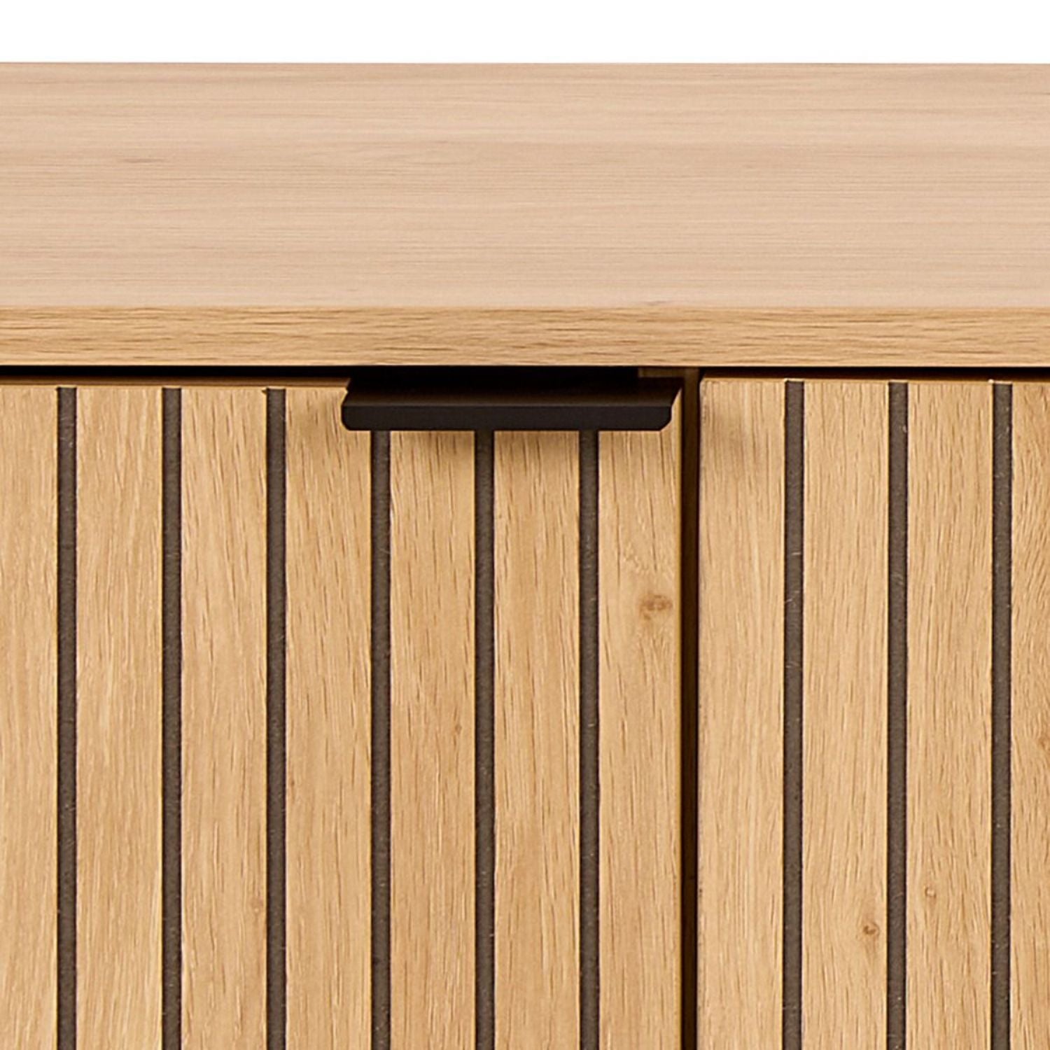 Jaipur TV Unit With 3 Doors 176cm Wide in Oak