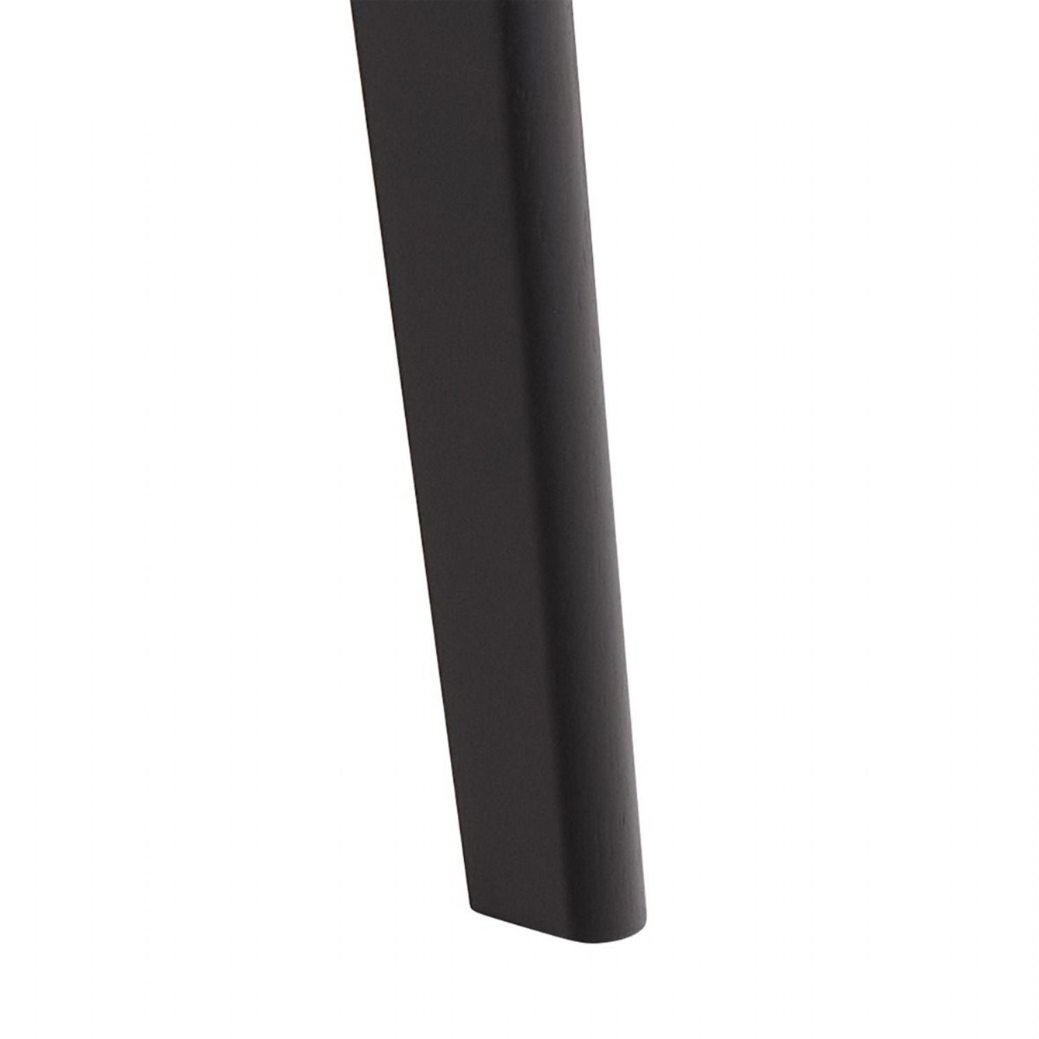 Roxby Round Dining Table in Matt Black 120x76cm