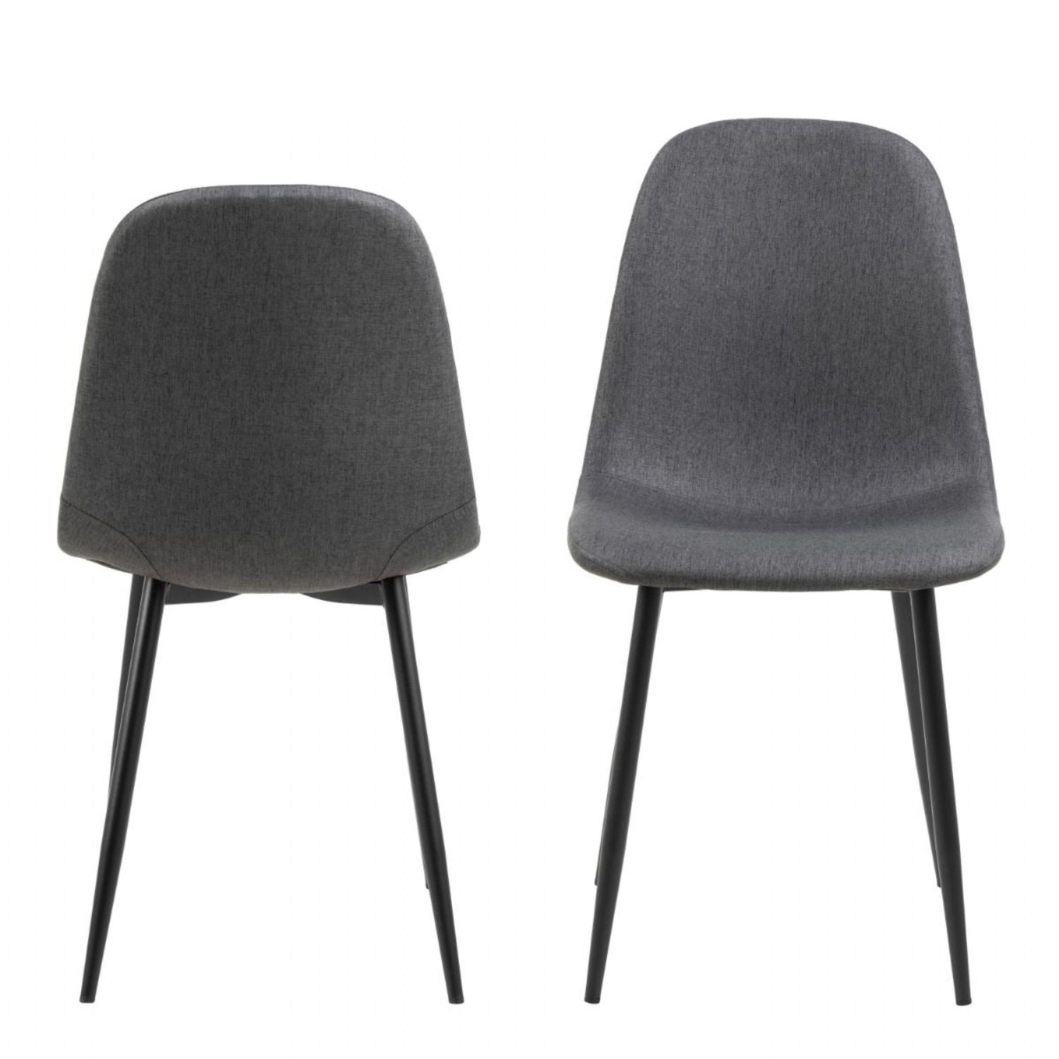 Celia Dining Chair in Light Grey Set of 4