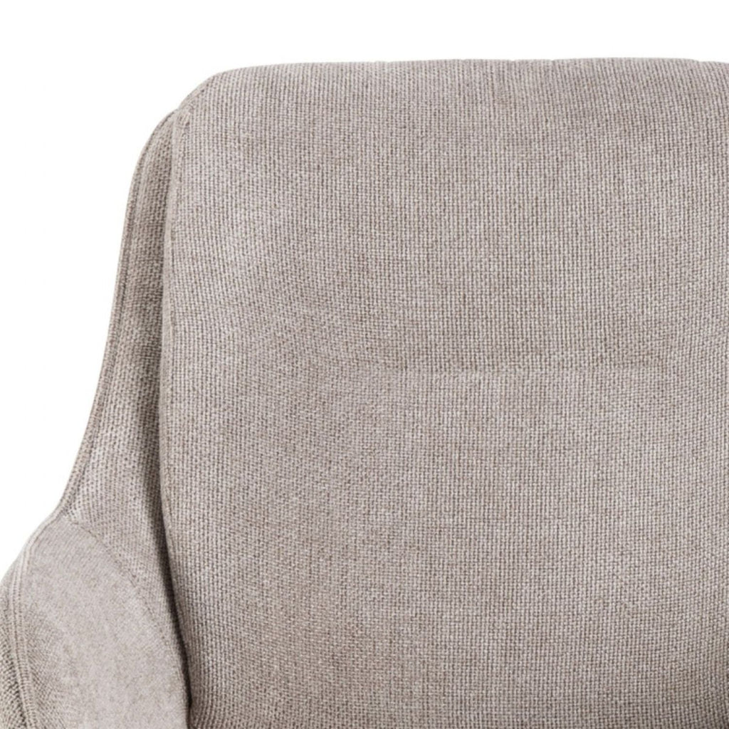 Carrie Swivel Dining Chair in Sand Set of 2