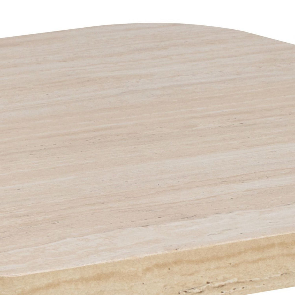 Solano Square Coffee Table in Light Travertine 60x60cm