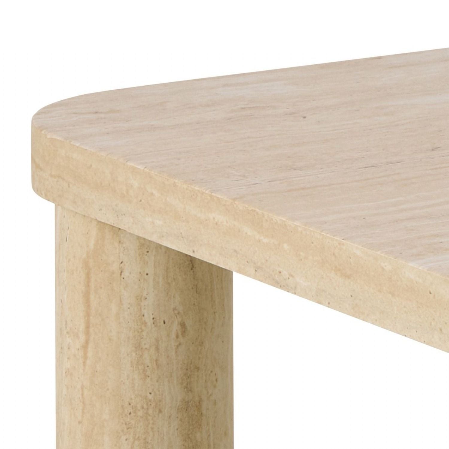 Solano Square Coffee Table in Light Travertine 60x60cm