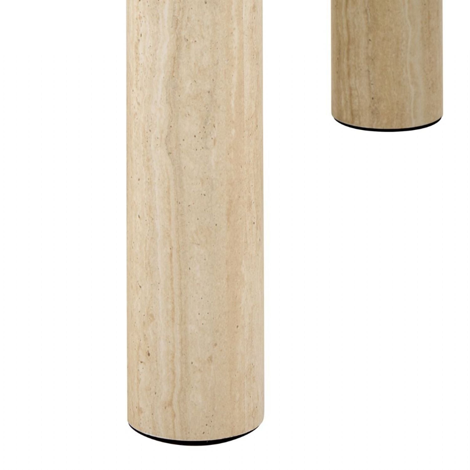 Solano Square Coffee Table in Light Travertine 60x60cm