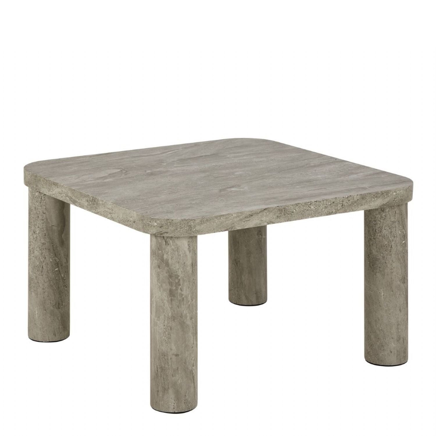 Solano Square Coffee Table in Grey 60x60cm