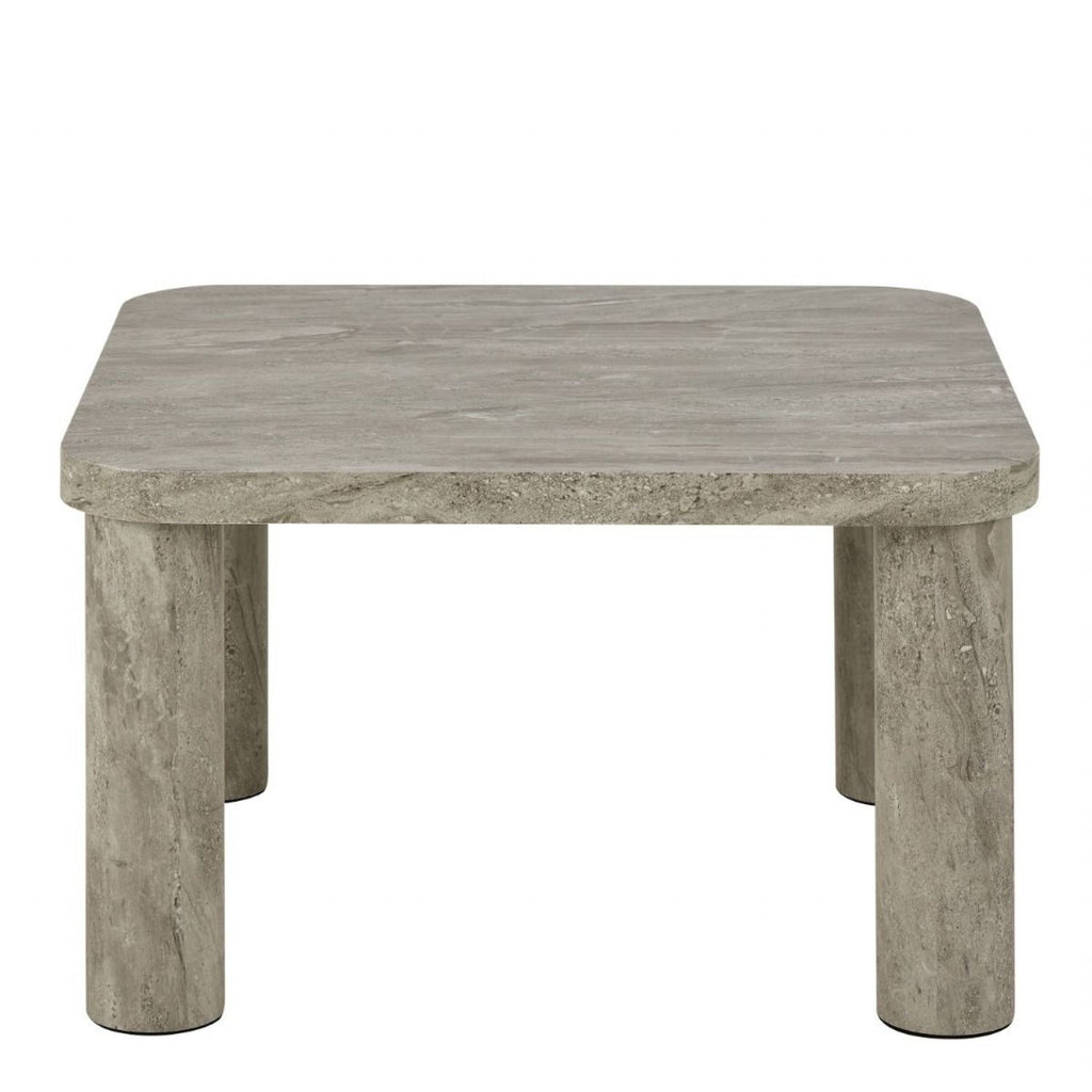 Solano Square Coffee Table in Grey 60x60cm