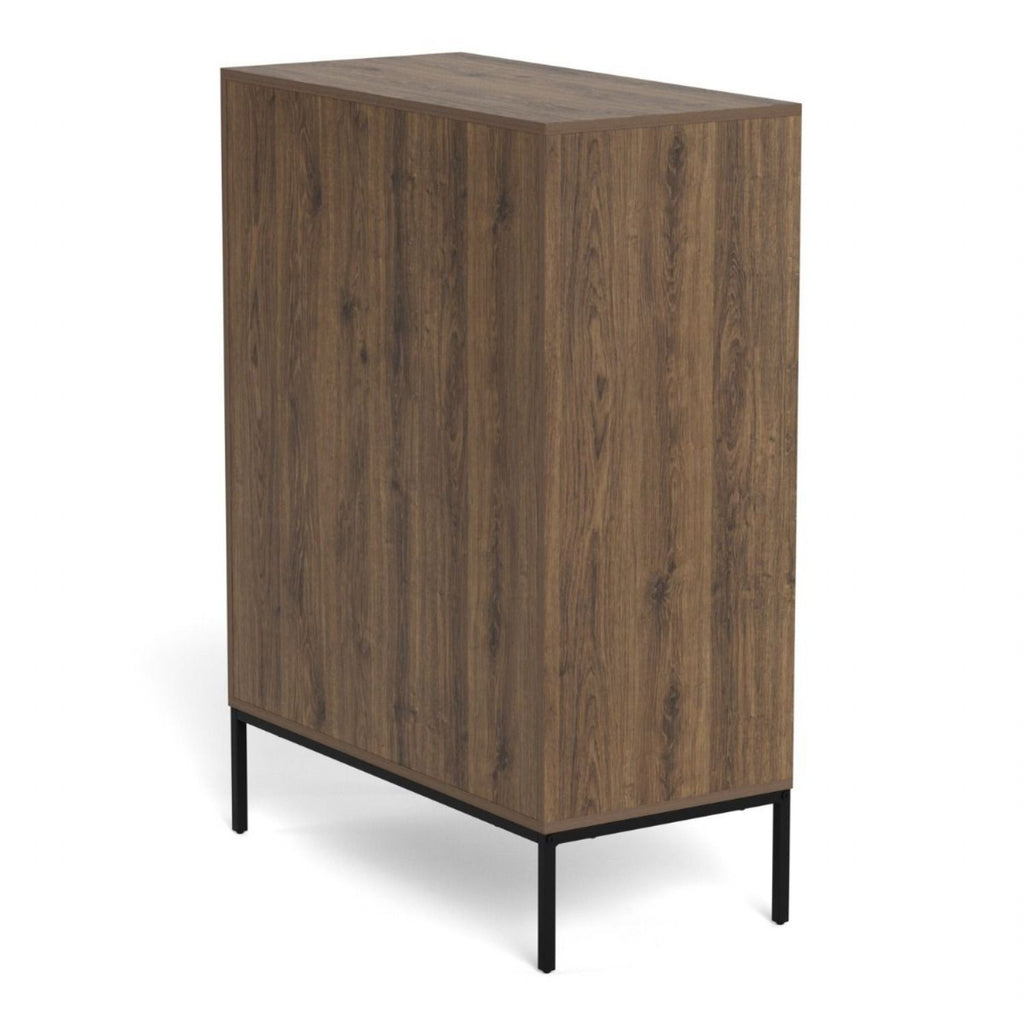 Palmdale 3 Drawer Chest in Smoked Oak