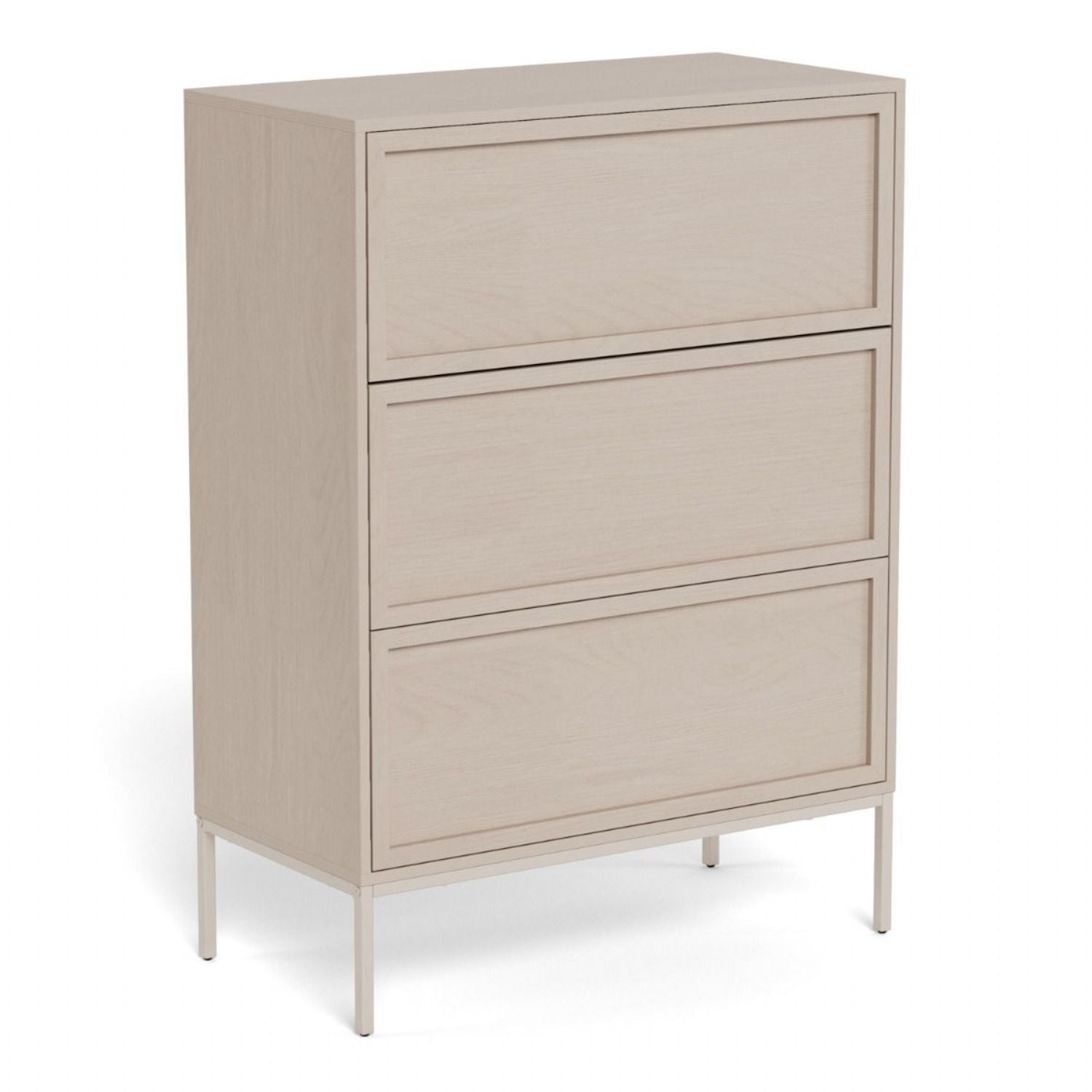Palmdale 3 Drawer Chest in Grey