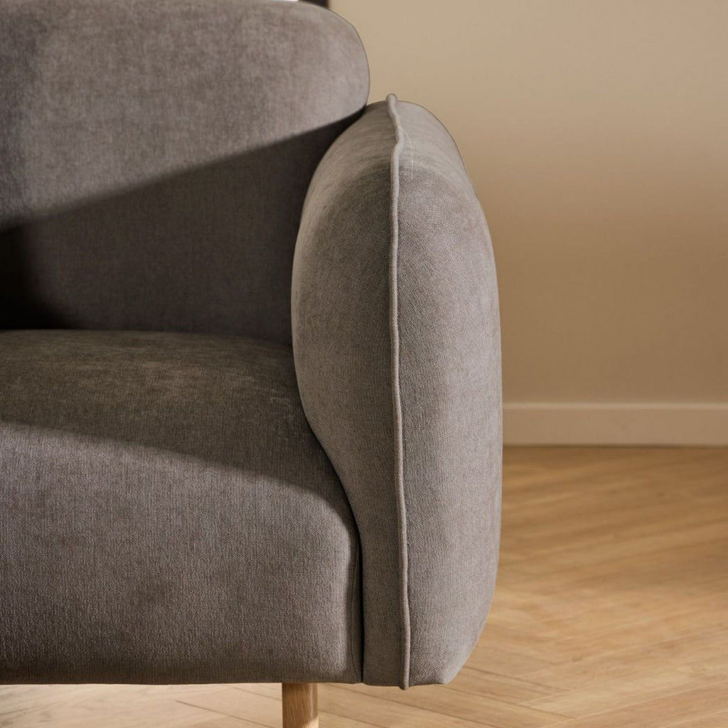 Westham 3 Seater Sofa in Fay Dusty Brown Fabric