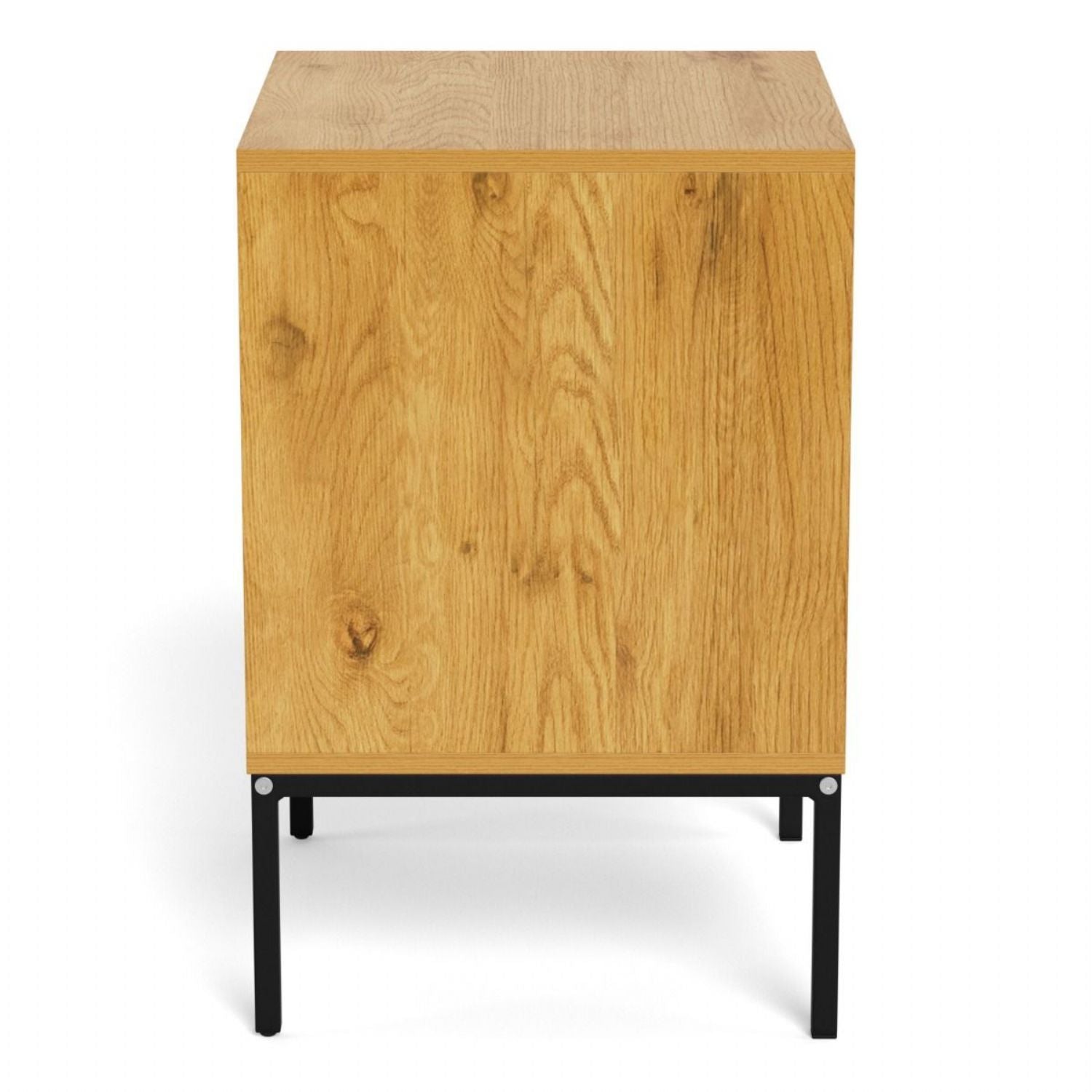 Palmdale Bedside Table with 2 Drawers in Wild Oak