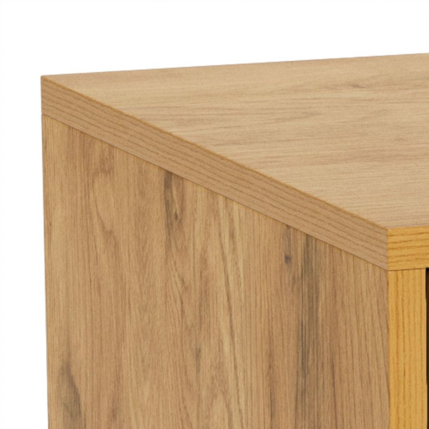 Palmdale Bedside Table with 2 Drawers in Wild Oak