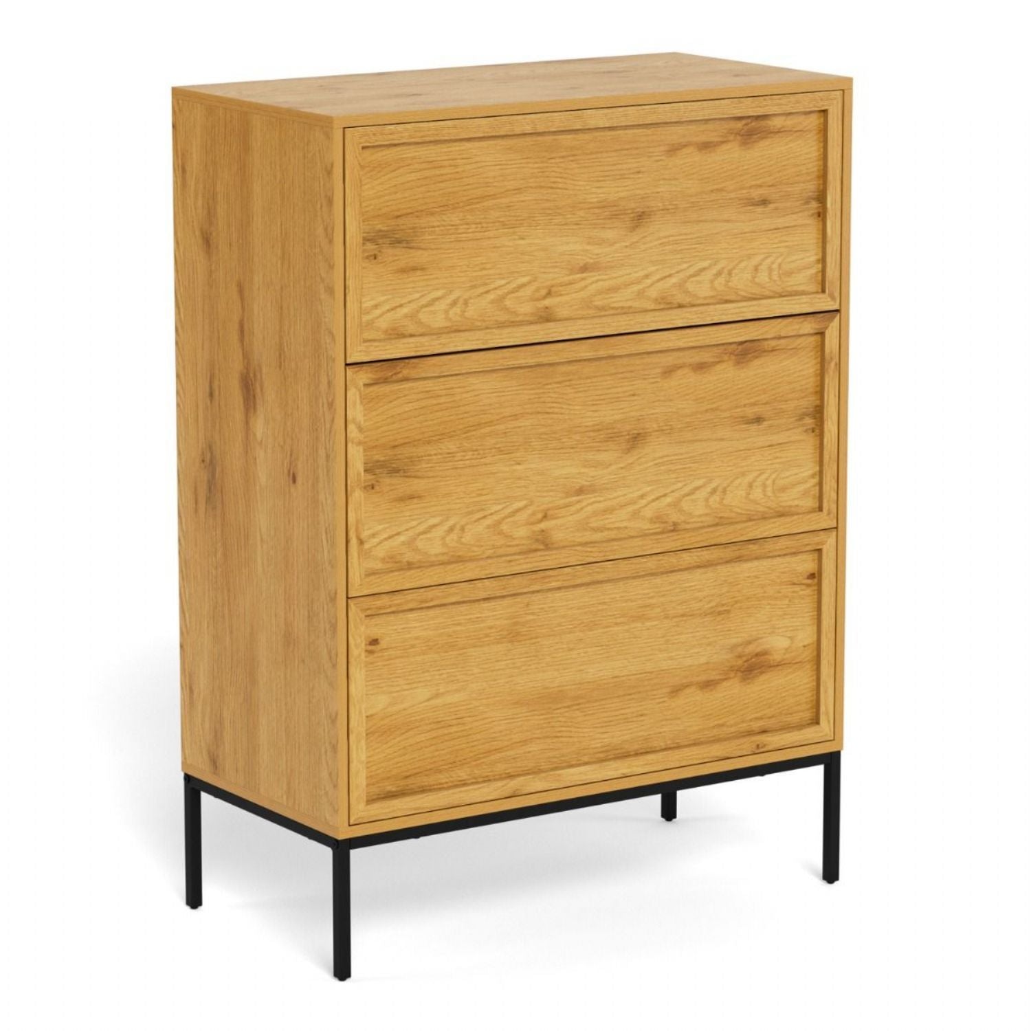 Palmdale 3 Drawer Chest in Wild Oak