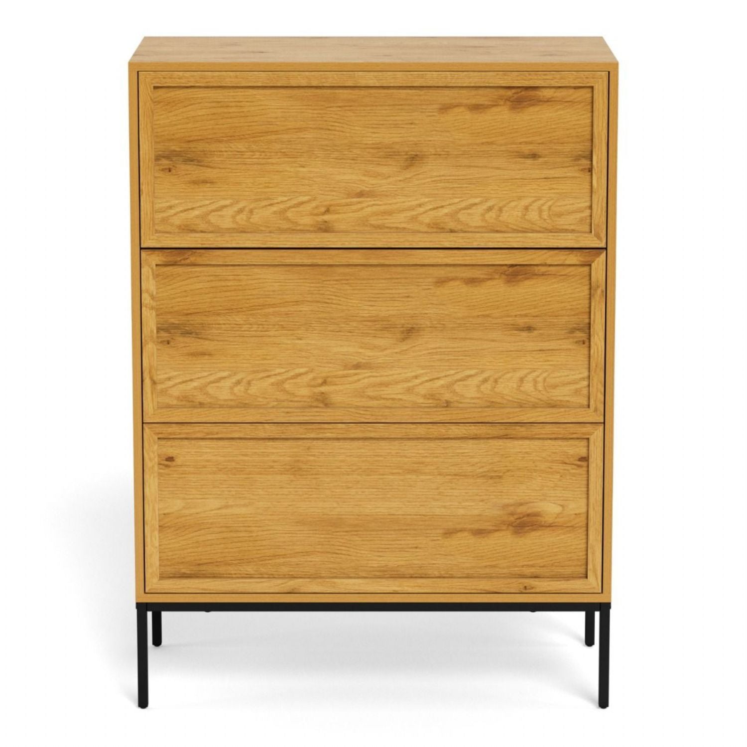 Palmdale 3 Drawer Chest in Wild Oak