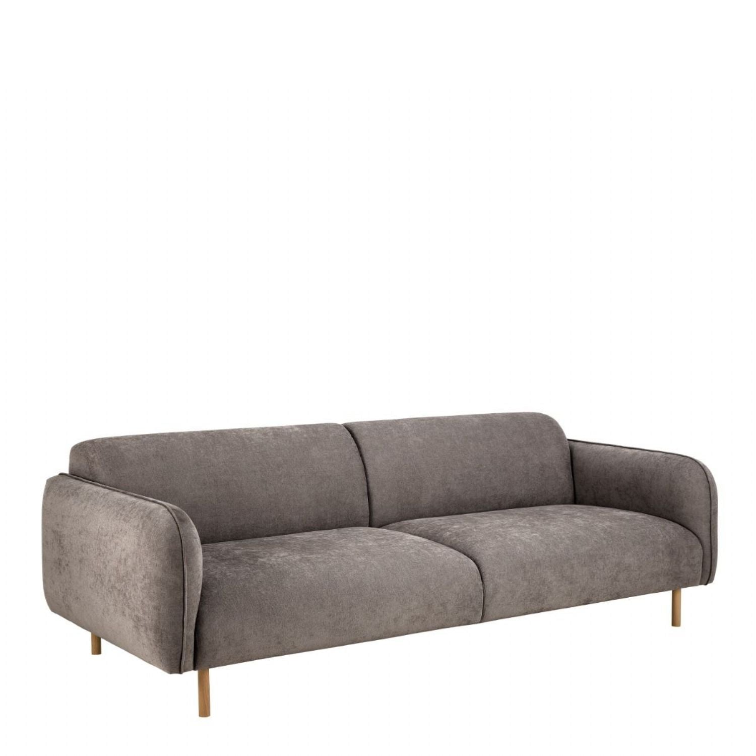 Westham Set of 2 x 3 Seater Sofas in Fay Dusty Brown Fabric