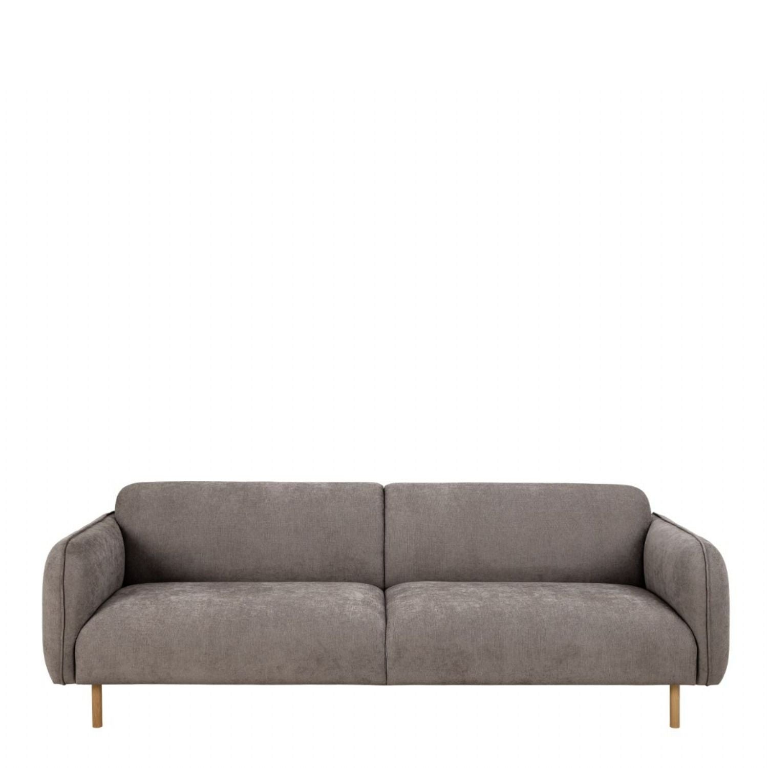 Westham Set of 2 x 3 Seater Sofas in Fay Dusty Brown Fabric