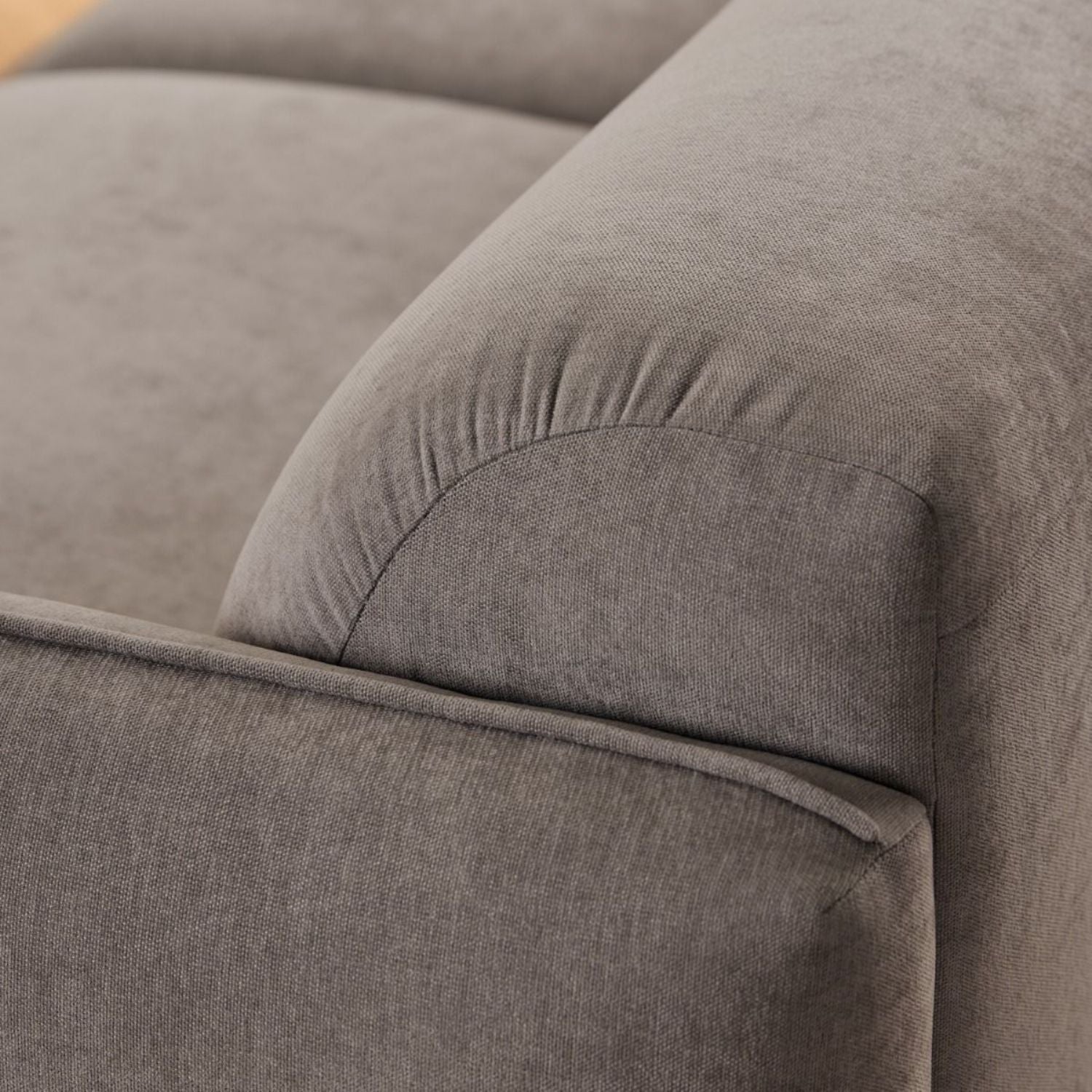Westham Set of 2 x 2.5 Seater Sofas in Fay Dusty Brown Fabric