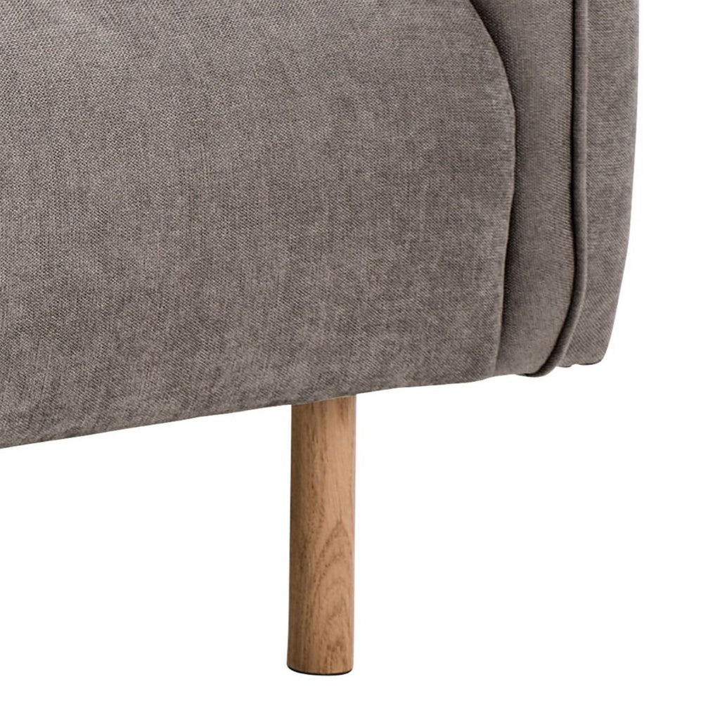 Westham Set of 2 x 2.5 Seater Sofas in Fay Dusty Brown Fabric