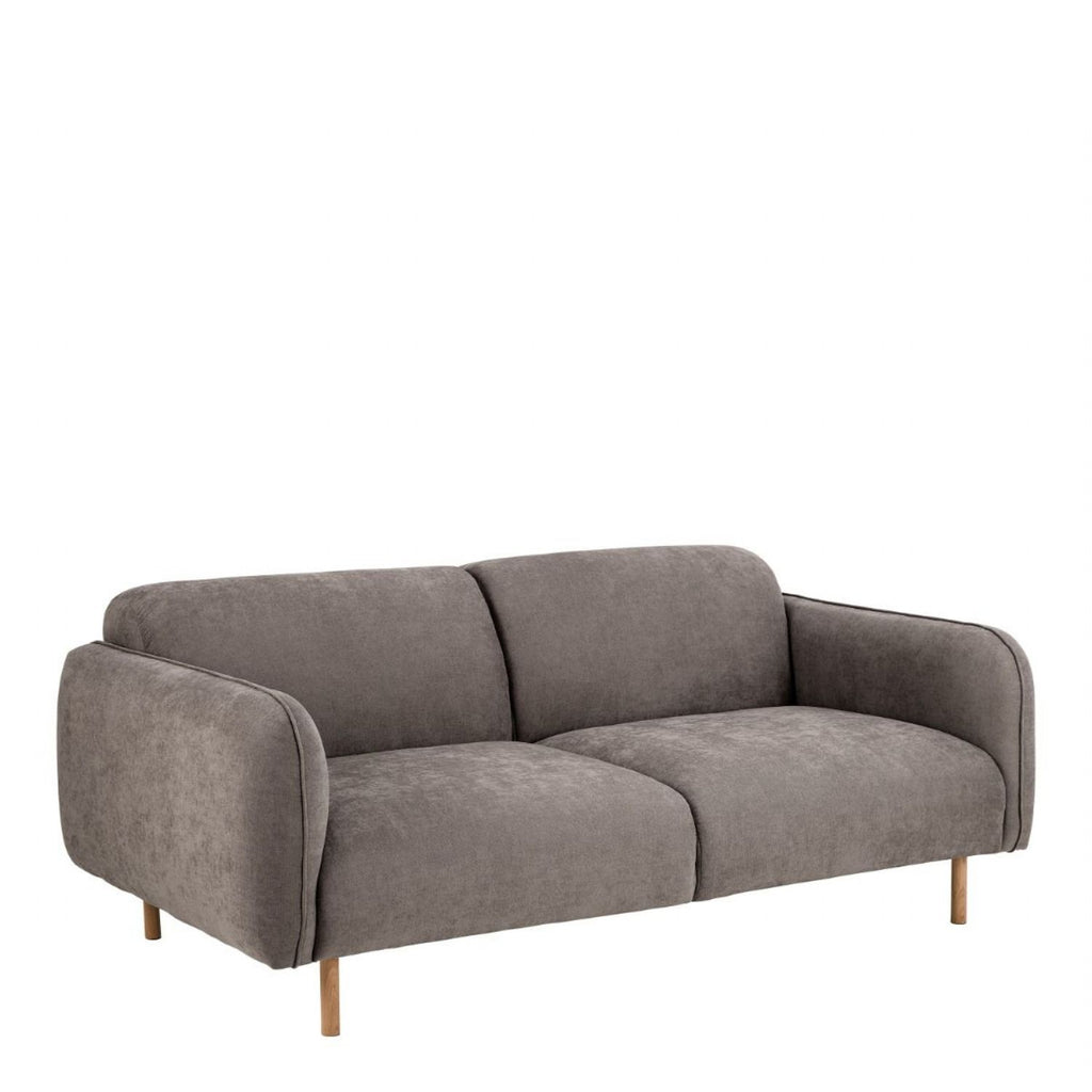 Westham Set of 2 x 2.5 Seater Sofas in Fay Dusty Brown Fabric