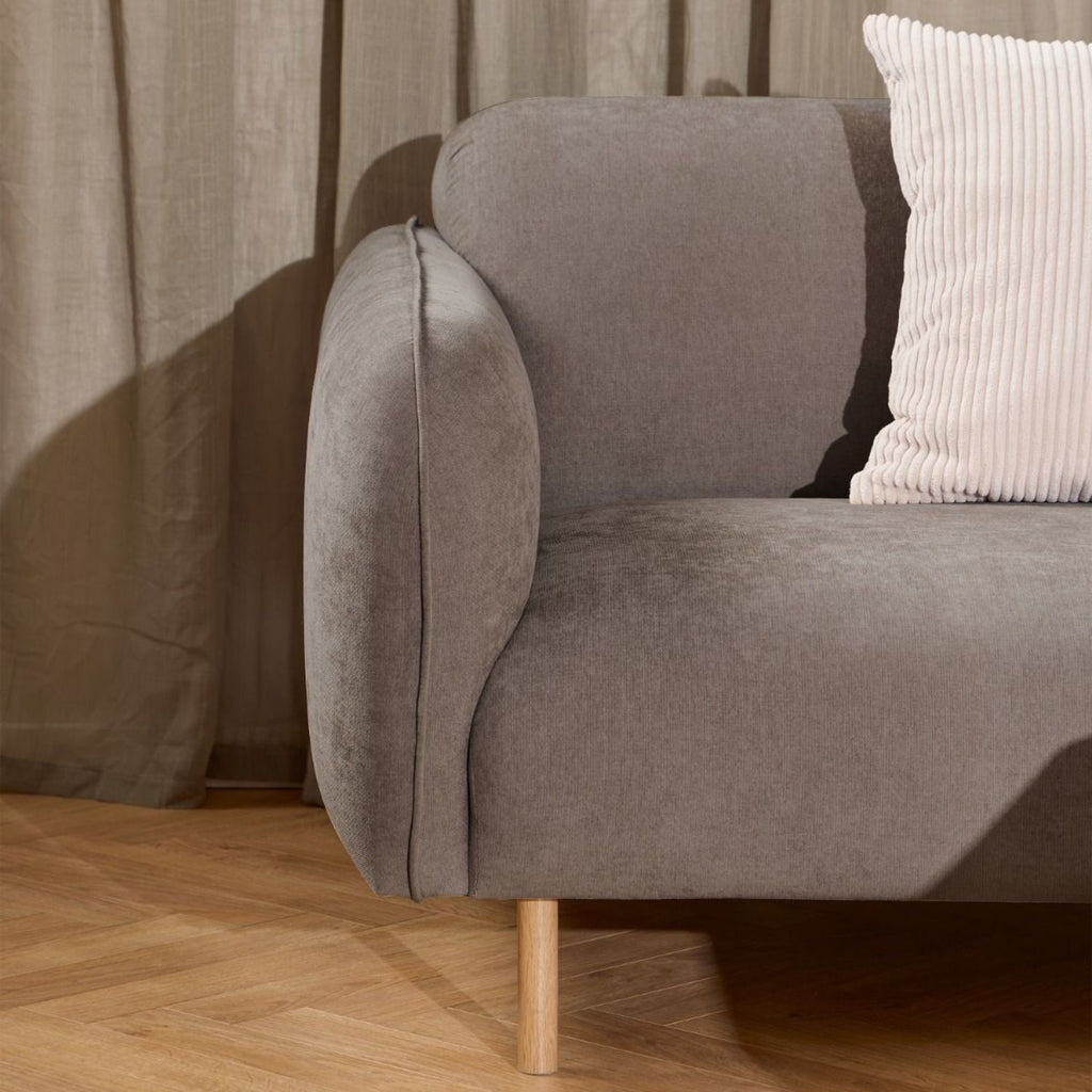 Westham Set of 2 x 2.5 Seater Sofas in Fay Dusty Brown Fabric