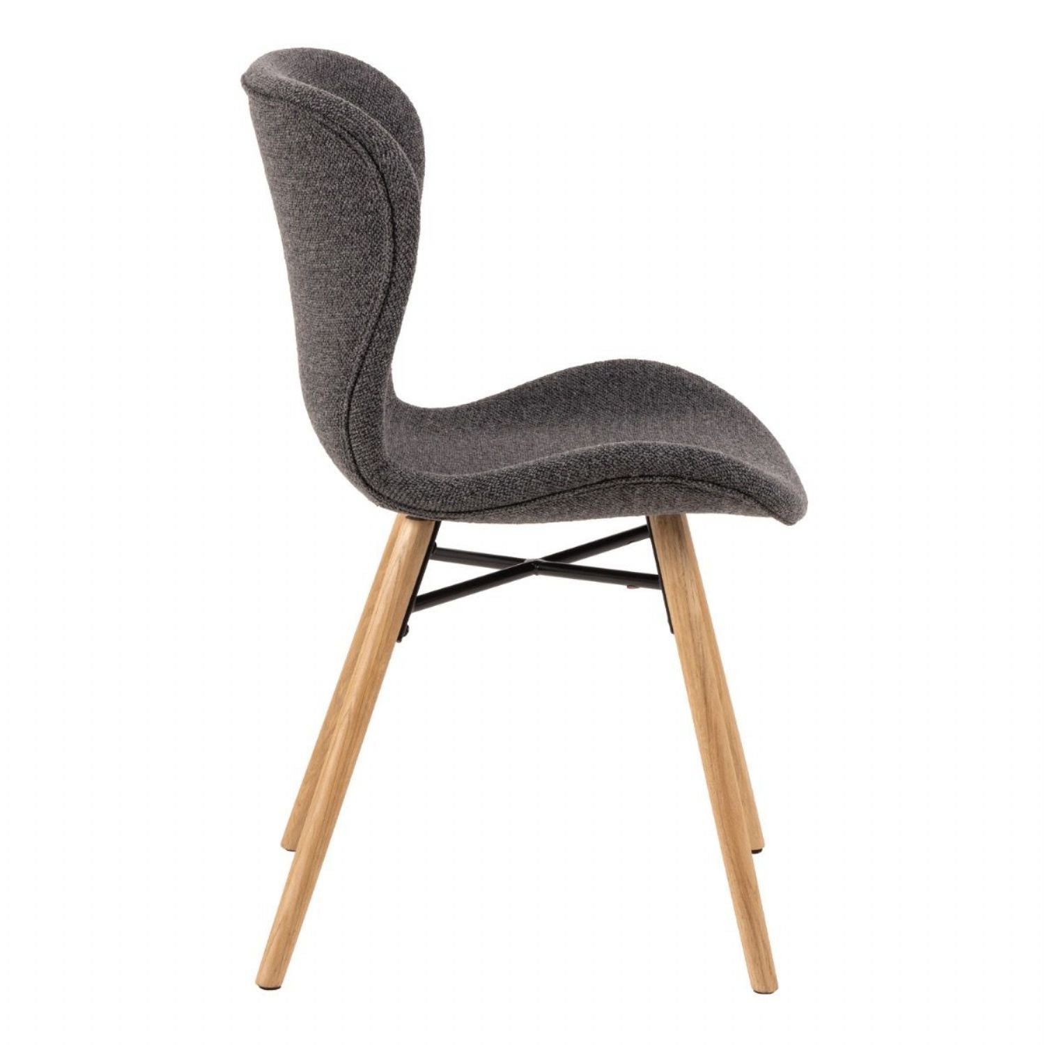 Corby Round Dining Table with White Polished Marble Top & Black Base inc 4 Batilda Dining Chairs in Grey Oak