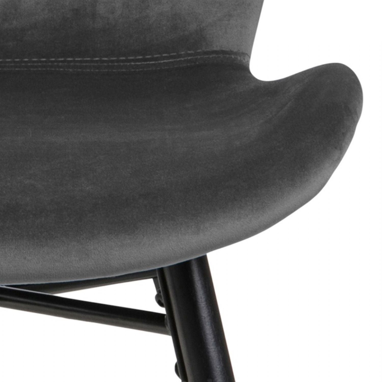 Corby Round Dining Table with White Polished Marble Top & Black Base inc 4 Batilda Dining Chairs in Dark Grey