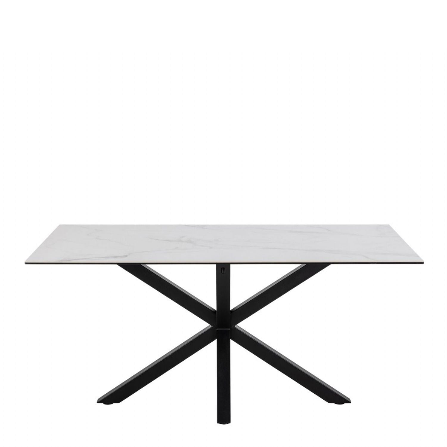 Heaven Dining Table in Ceramic White 160x75.5cm