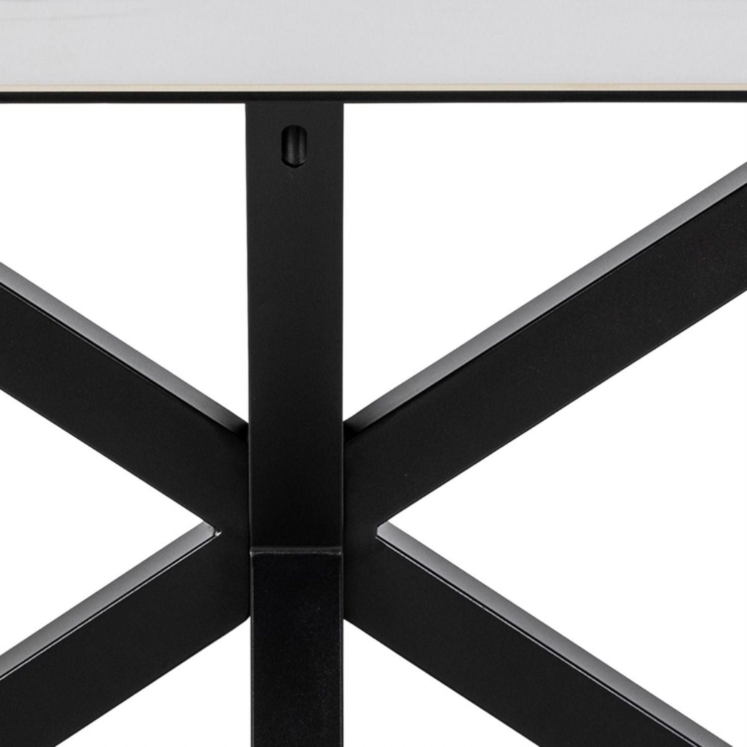 Heaven Dining Table in Ceramic White 160x75.5cm