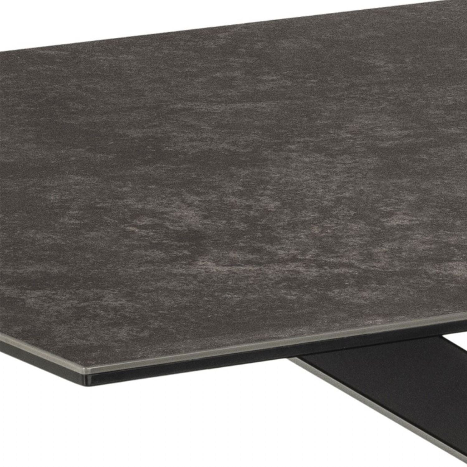 Heaven Dining Table in Ceramic Black Top 160x75.5cm