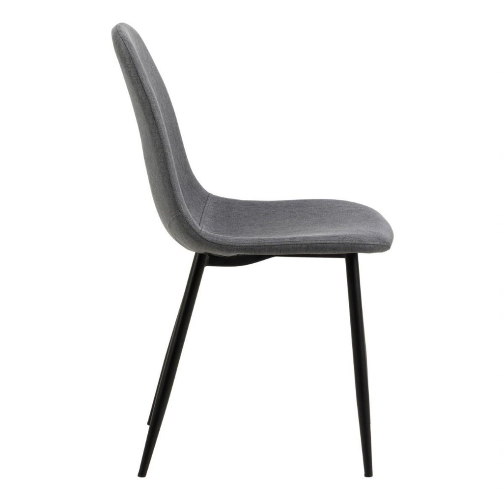 Malta Ceramic Round Dining Table in Black 90x75cm includes 4 Celia Dining Chairs in Light Grey