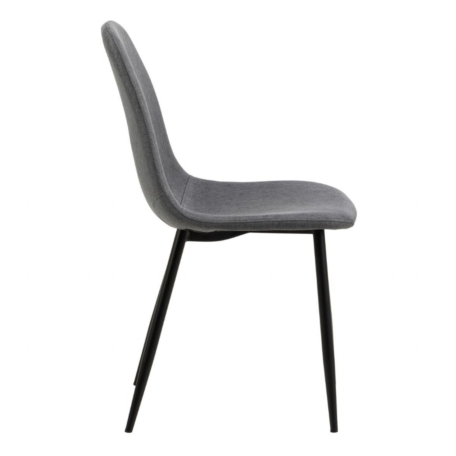 Malta Ceramic Round Dining Table in Black 90x75cm includes 4 Celia Dining Chairs in Light Grey